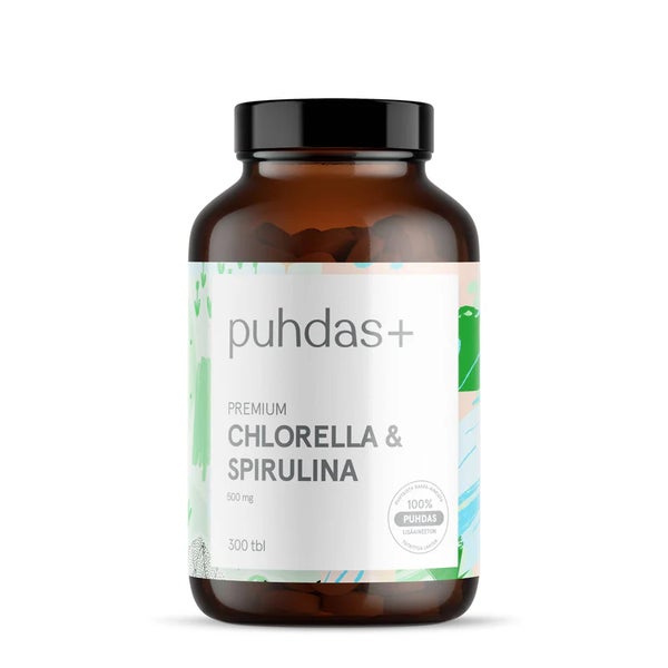 Chlorella & spirulina 500 mg