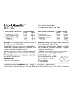 BIO-GLANDIN EPA+DHA 120KAPS