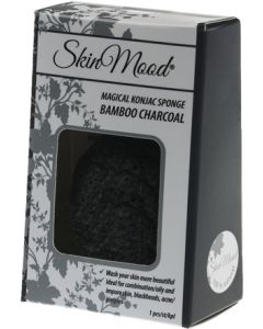 SkinMood Magical Konjac Sponge - Bamboo Charcoal