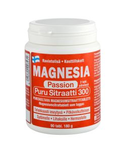 Magnesia Puru Sitraatti 300