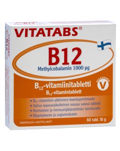 VITATABS B12 METHYLCOBALAMIN 60TABL