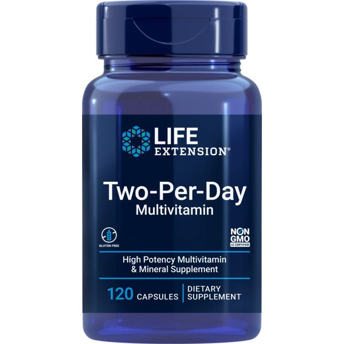 LIFE EXTENSION TWO PER DAY 120KAPS.