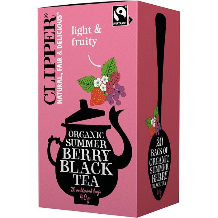 CLIPPER SUMMER BERRY BLACK TEA 20PSS