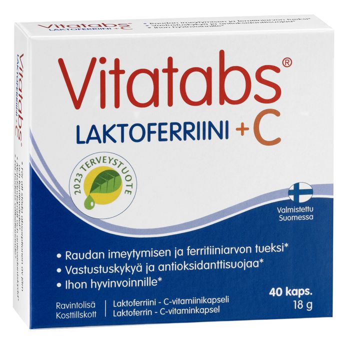 VITATABS LAKTOFERRIINI+C 40KAPS