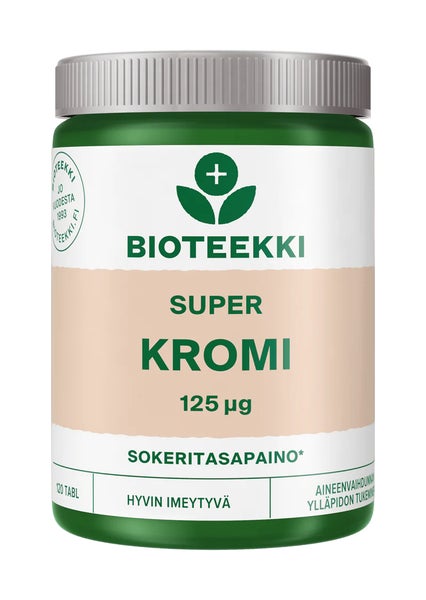 Bioteekki Super Kromi 125 &micro;g