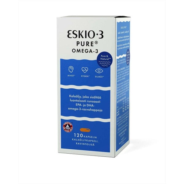 ESKIO-3&reg; Pure Omega-3 kala&ouml;ljykapseli 1000mg