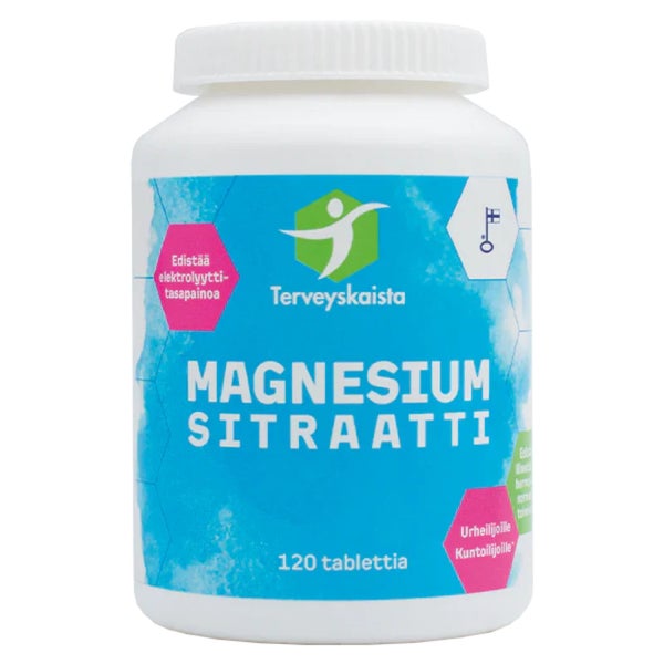 Terveyskaista Magnesiumsitraatti