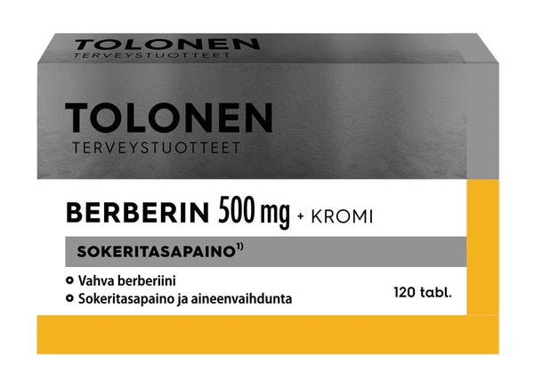 Berberin + Kromi 500 mg