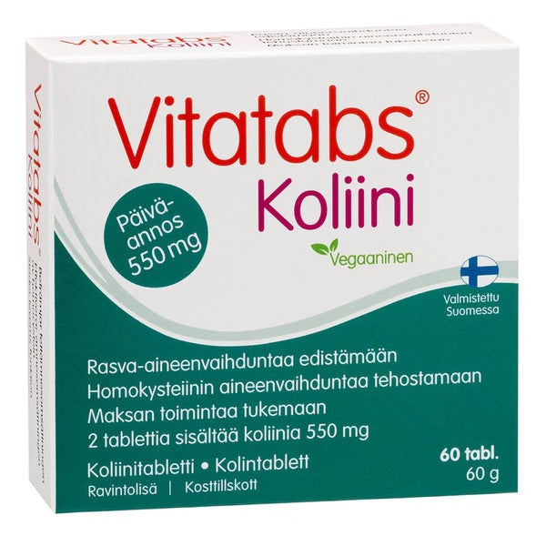 Vitatabs Koliini 550 mg - Koliinitabletti