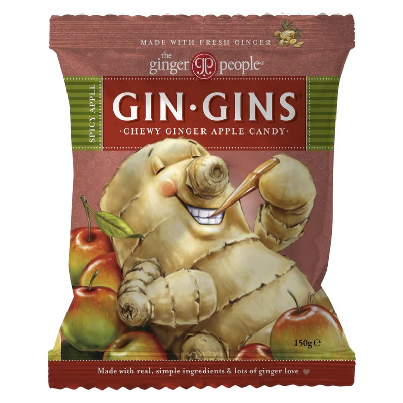 Gin Gins Spicy Ginger Apple Candy