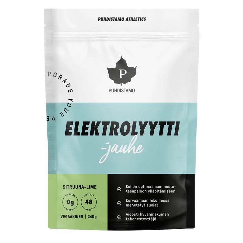Elektrolyyttijauhe Sitruuna-lime
