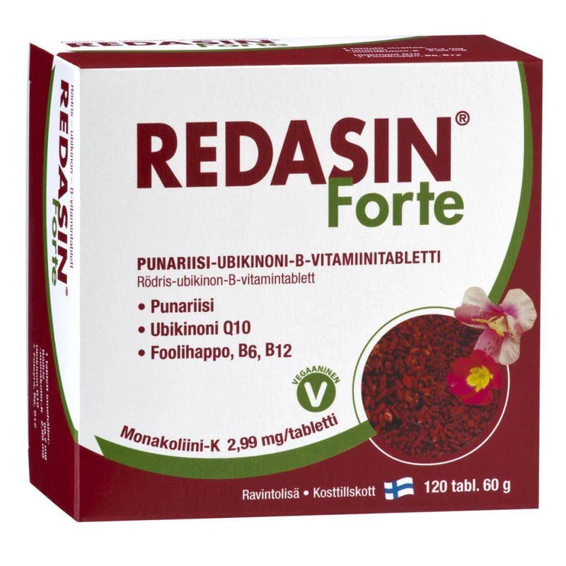 Redasin Forte - Punariisi-Ubikinoni-B-vitamiini