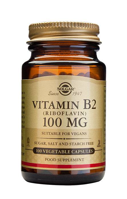 B2-vitamiini (Riboflaviini) 100 mg