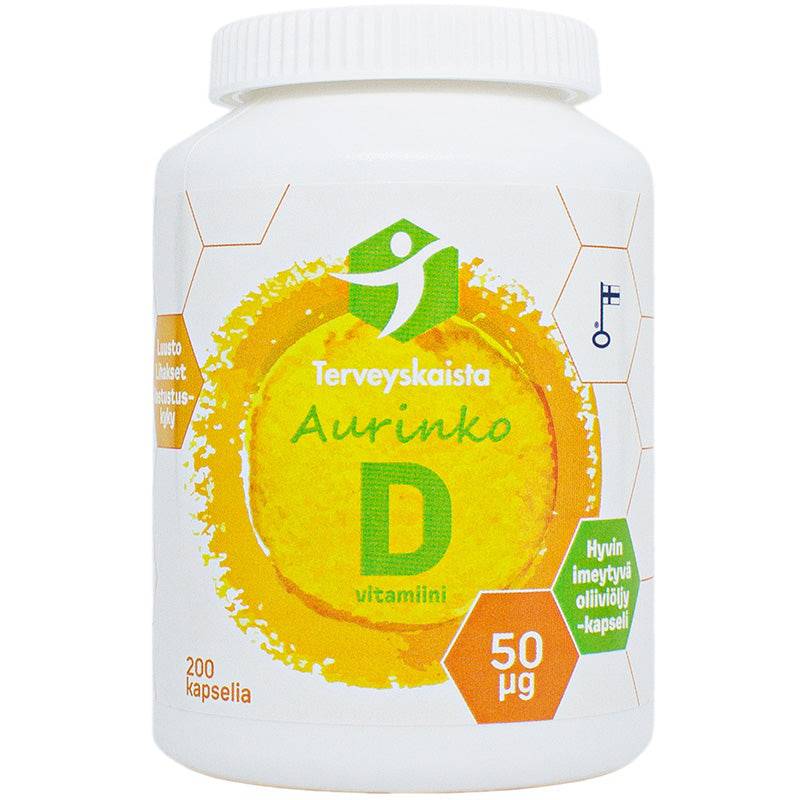 Terveyskaista Aurinko D 50 &micro;g