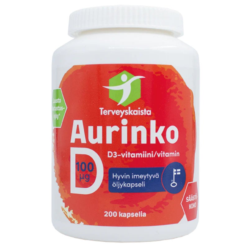 Terveyskaista Aurinko D 100 &micro;g