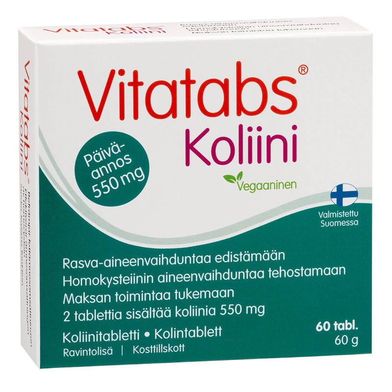 Vitatabs Koliini 550 mg - Koliinitabletti